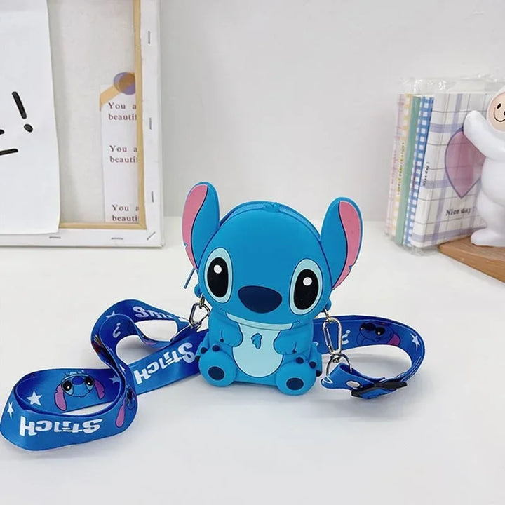 Cartoon Stitch Silicone Purse Cute Stitch Angel Girl's Bag