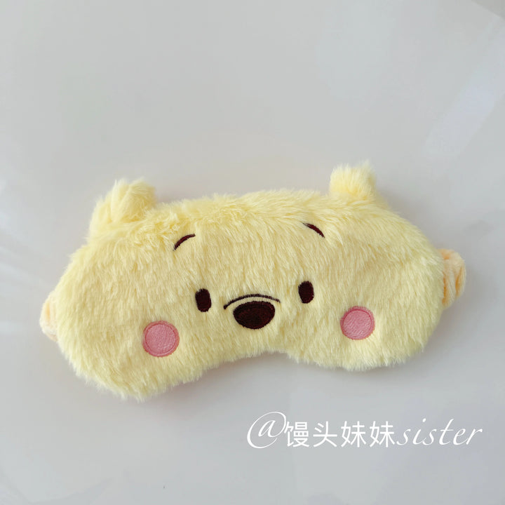 Cute Sleeping Eyepatch Stitch Dumbo Sullivan Plush Eye Mask