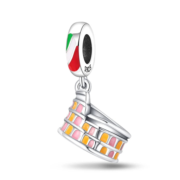 925 Sterling Silver Famous Attractions Eiffel Tower Charms