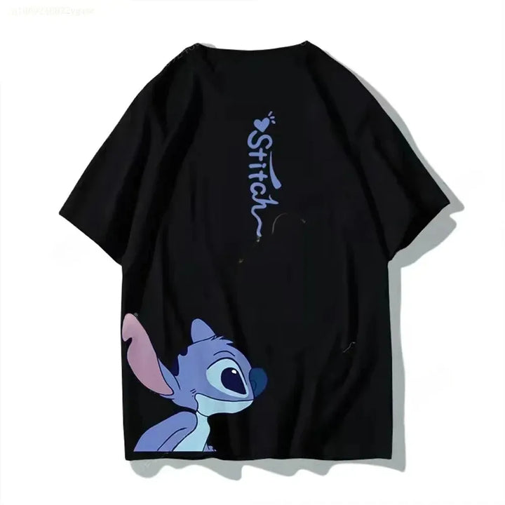 Disney Cartoon T Shirt Mickey Mouse Couple Clothes Family Tee