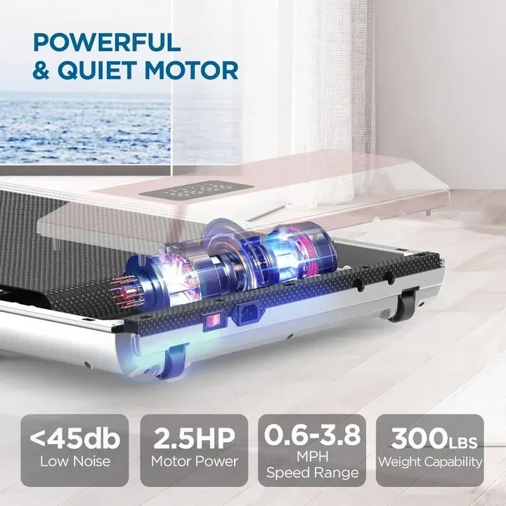 Walking Pad Treadmill 2 in 1 Under Desk Treadmill Portable