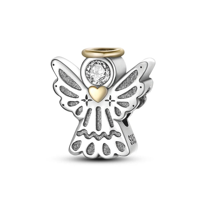 Sterling Silver CZ Dentist Tooth Charm Beads for Women