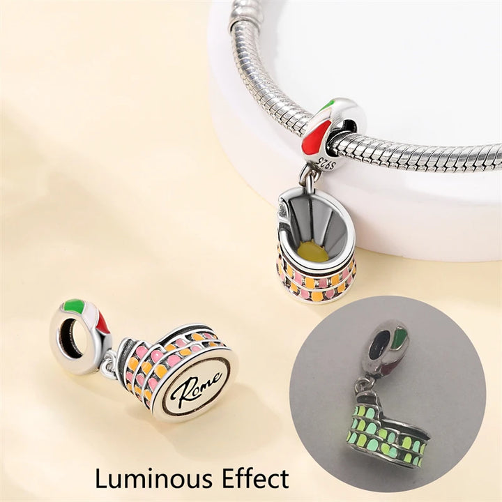 925 Sterling Silver Famous Attractions Eiffel Tower Charms