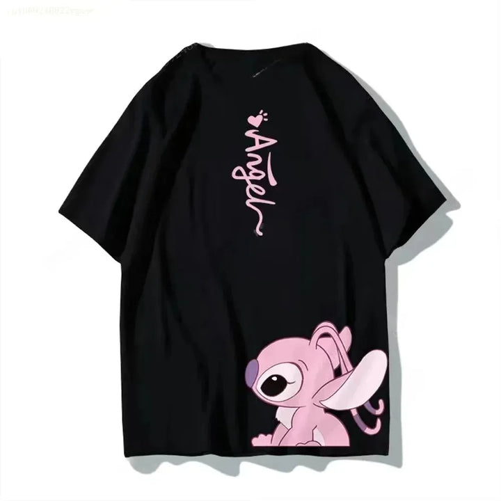 Disney Cartoon T Shirt Mickey Mouse Couple Clothes Family Tee