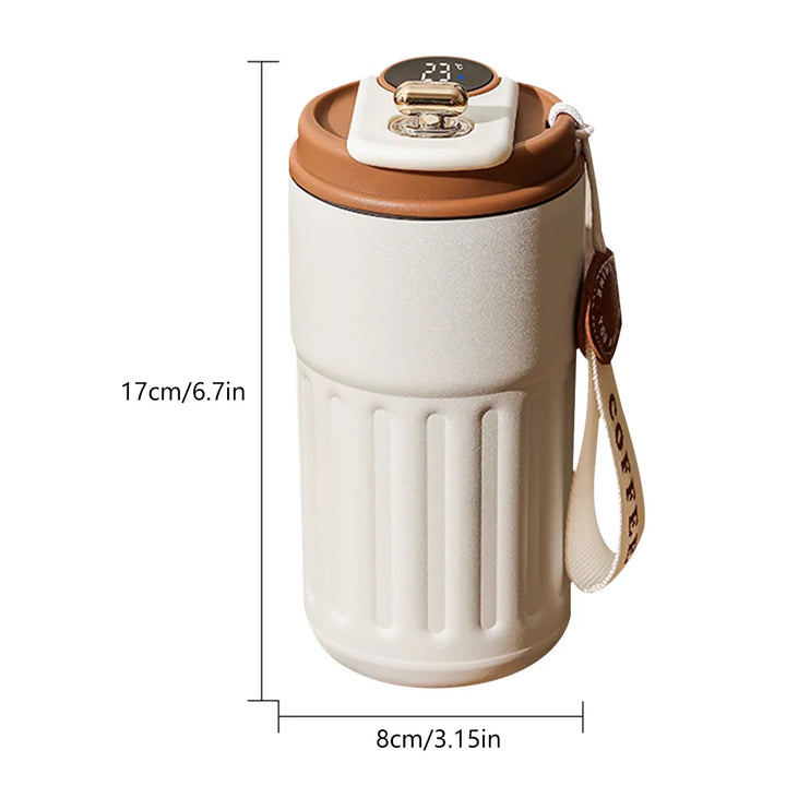 Smart Thermos Bottle LED Temperature Display Tumbler Mug