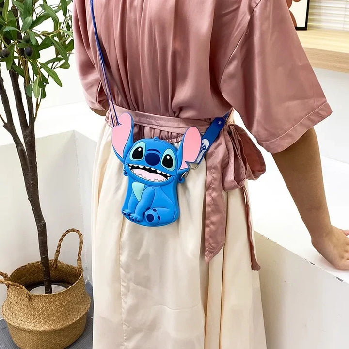 Cartoon Stitch Silicone Purse Cute Stitch Angel Girl's Bag