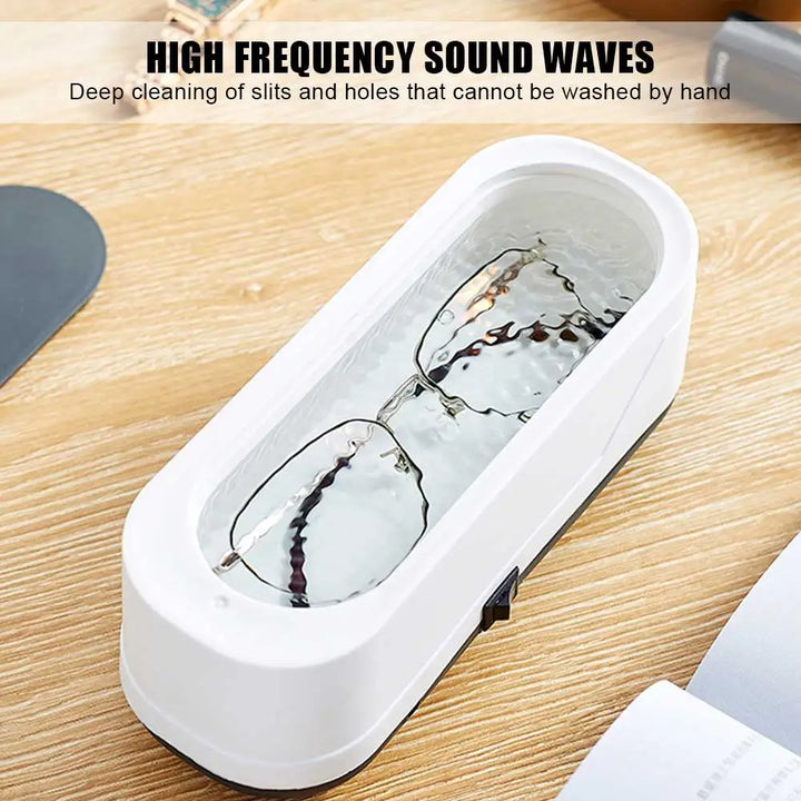 45000Hz Ultrasonic Cleaner – 360° Deep Cleaning for Jewelry, Glasses &amp; Watches | USB-C Rechargeable, Low-Noise &amp; Portable"