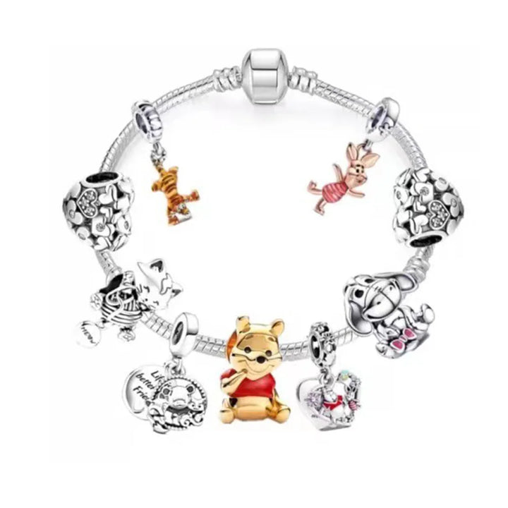 Disney Princess Pumpkin Cart Charm Beads Jewelry