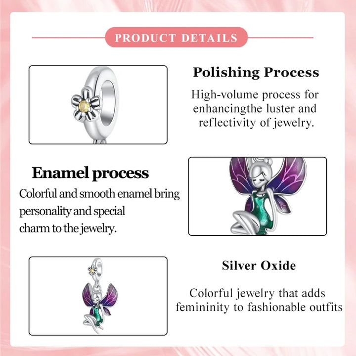 Popular Hot Sale Sterling Silver Princess Charm Gift