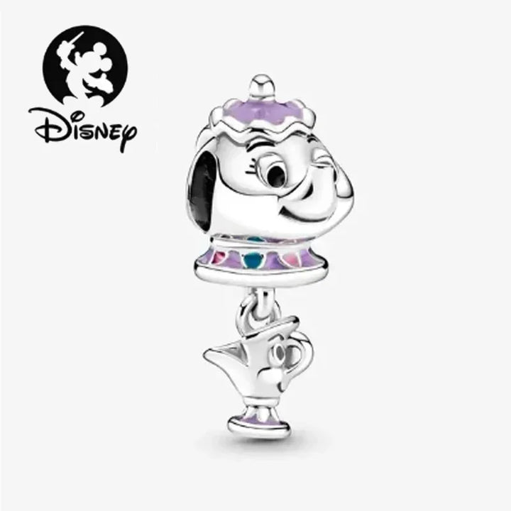 Hot Sale Sterling Silver Disney Charm Bead Bracelet