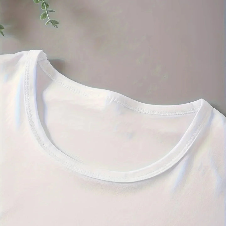 Cute Panda Print T-Shirt – Loose Fit Casual Summer Tee