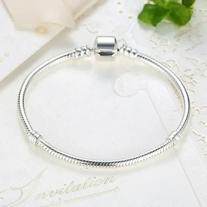 Original Fine Jewelry Sterling Silver Charm Bracelet for Women