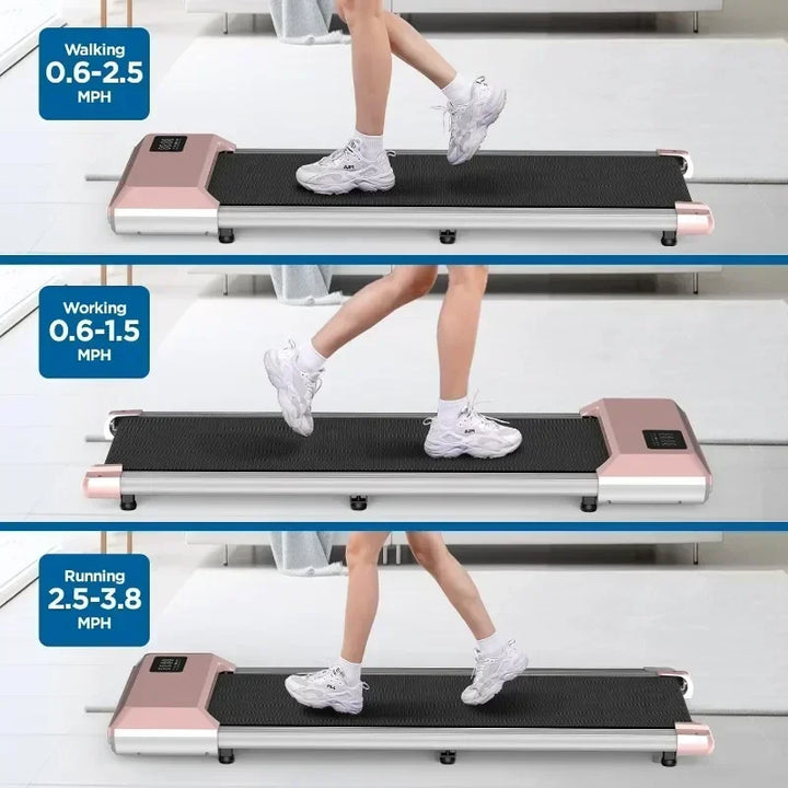Walking Pad Treadmill 2 in 1 Under Desk Treadmill Portable