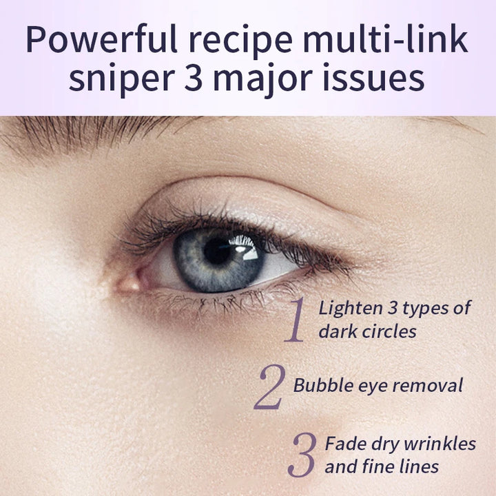 Anti-Wrinkle &amp; Dark Circle Eye Cream – Hydrating Roller Massager for Puffiness, Fine Lines &amp; Aging Skin