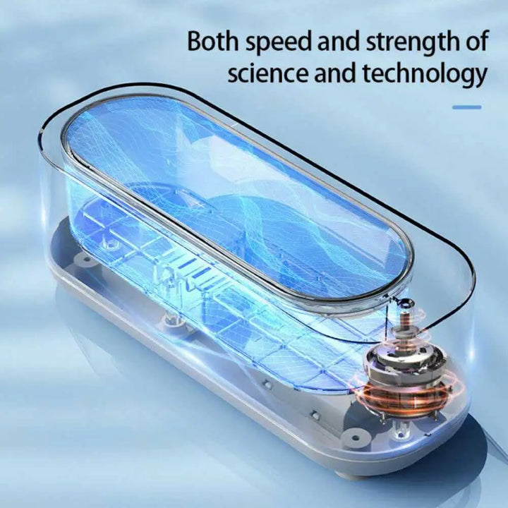 45000Hz Ultrasonic Cleaner – 360° Deep Cleaning for Jewelry, Glasses &amp; Watches | USB-C Rechargeable, Low-Noise &amp; Portable"