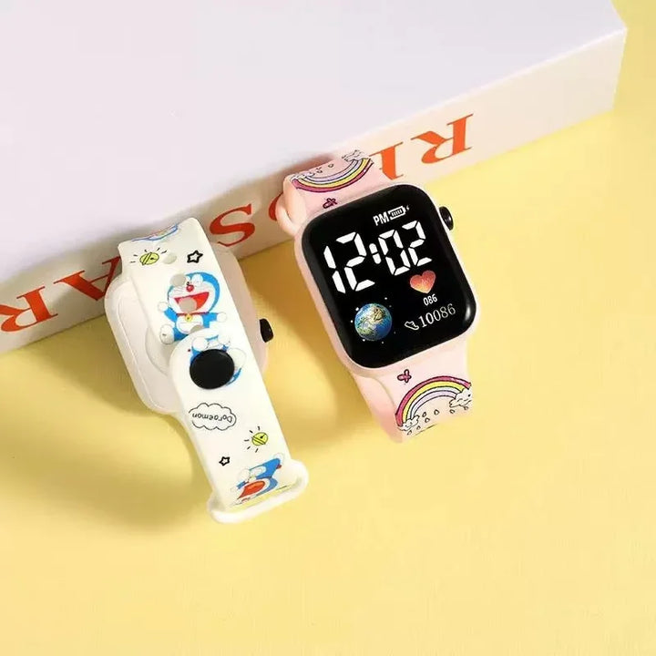 New Disney Stitch Color Printed LED Student Watch Y1