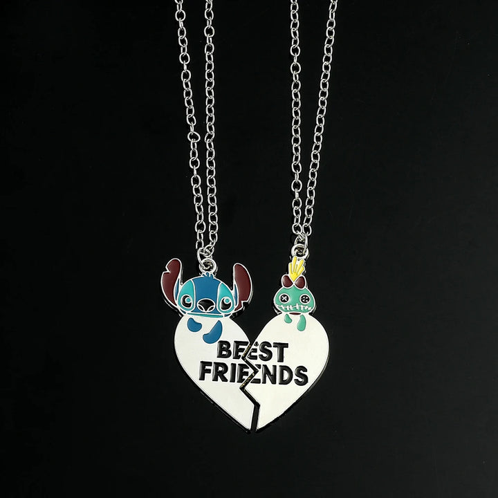 Disney-Stitch Cartoon Necklace Cute Jewelry Pendant Gift