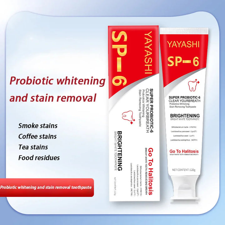 Probiotic Toothpaste SP-6 Whitening Tooth Stain Remover 120g