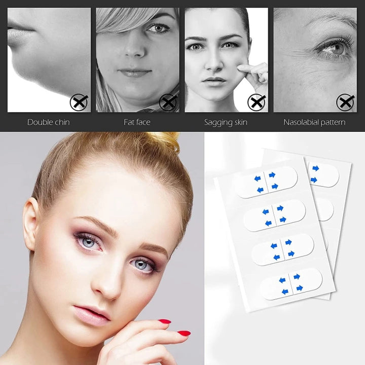 "Invisible Face Lift – Instant Lift, Tighten &amp; Sculpt for a V-Shaped Contour | Reduces Fine Lines &amp; Defines Jawline"