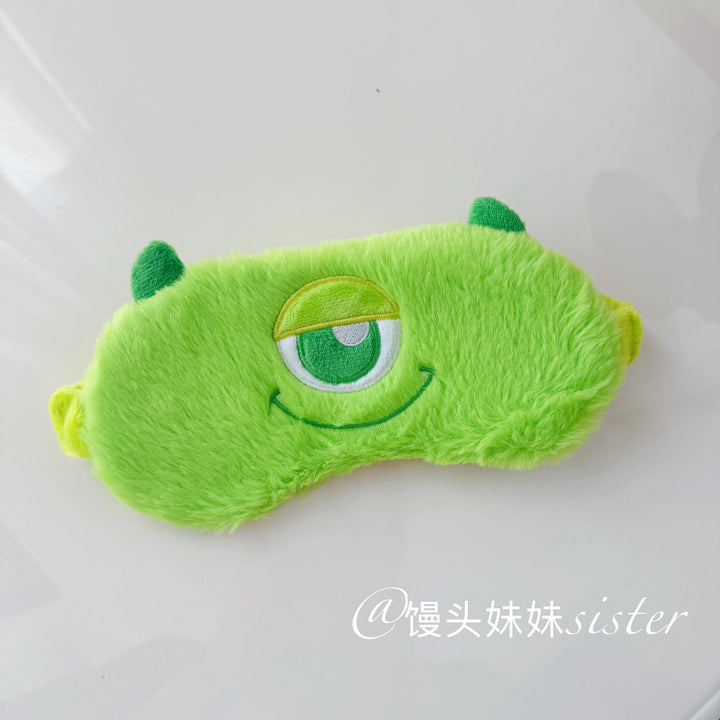 Cute Sleeping Eyepatch Stitch Dumbo Sullivan Plush Eye Mask