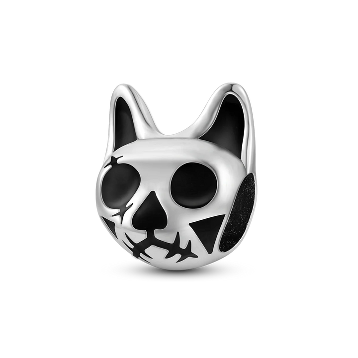 Dog Schnauzer French Bulldog Silver Plated Charm Beads