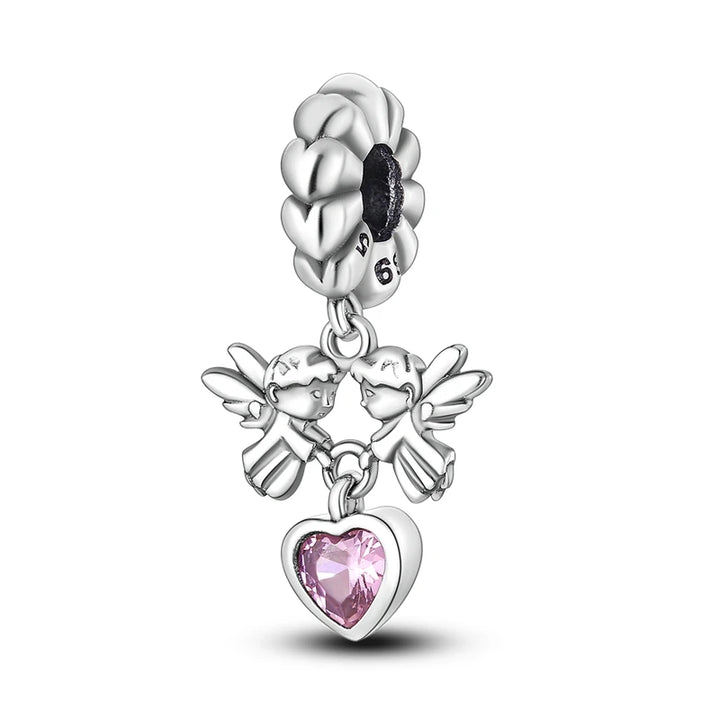 Sterling Silver CZ Dentist Tooth Charm Beads for Women