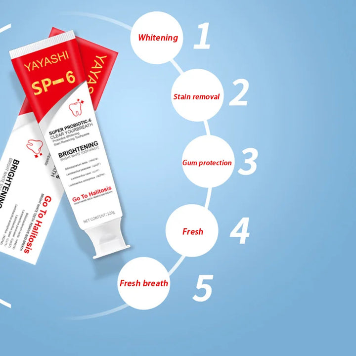Probiotic Toothpaste SP-6 Whitening Tooth Stain Remover 120g