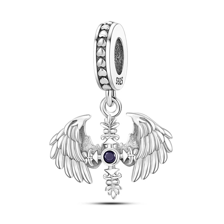 Sterling Silver CZ Dentist Tooth Charm Beads for Women