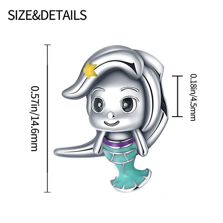 Popular Hot Sale Sterling Silver Character Series Charms