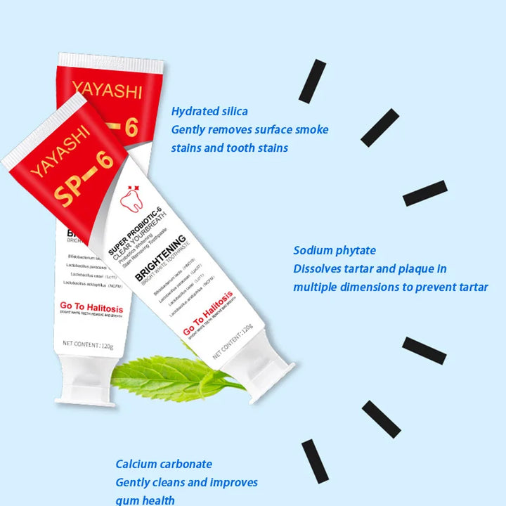 Probiotic Toothpaste SP-6 Whitening Tooth Stain Remover 120g