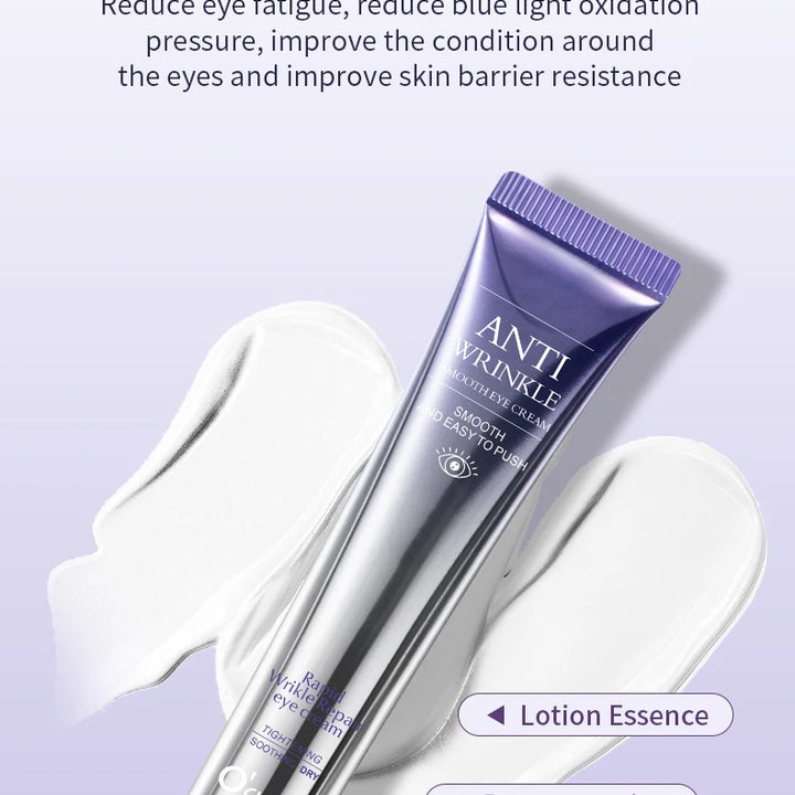 Anti-Wrinkle &amp; Dark Circle Eye Cream – Hydrating Roller Massager for Puffiness, Fine Lines &amp; Aging Skin