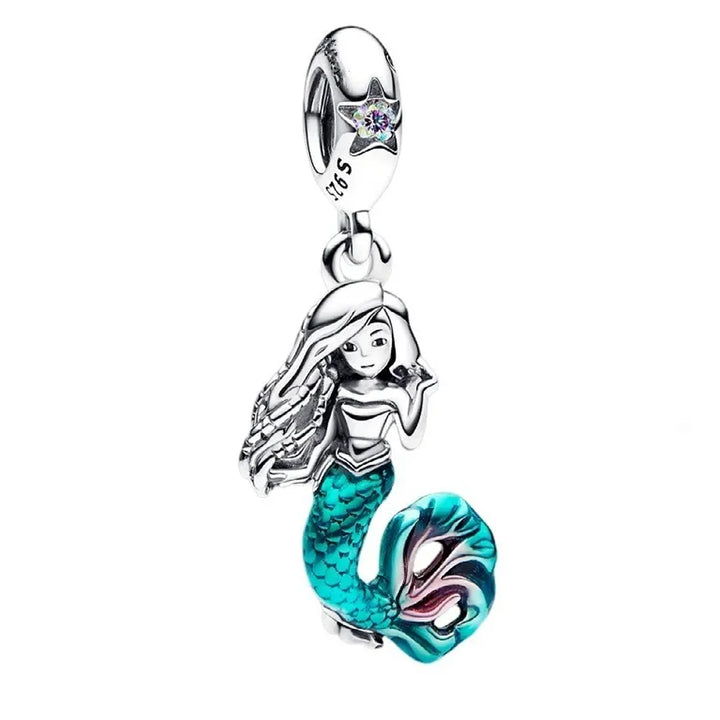 Disney Princess Pumpkin Cart Charm Beads Jewelry