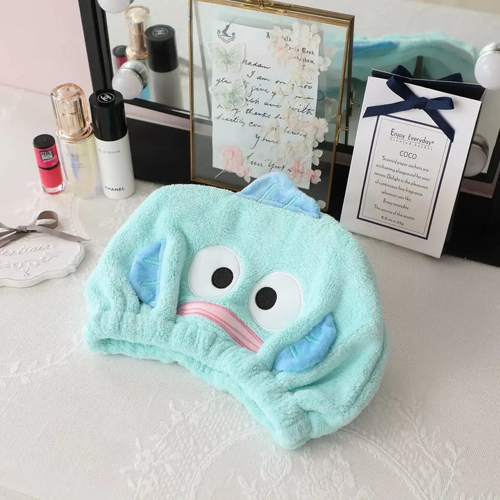 Stitch Kuromi Dry Hair Towel Shower Cap Cute Soft Wrap