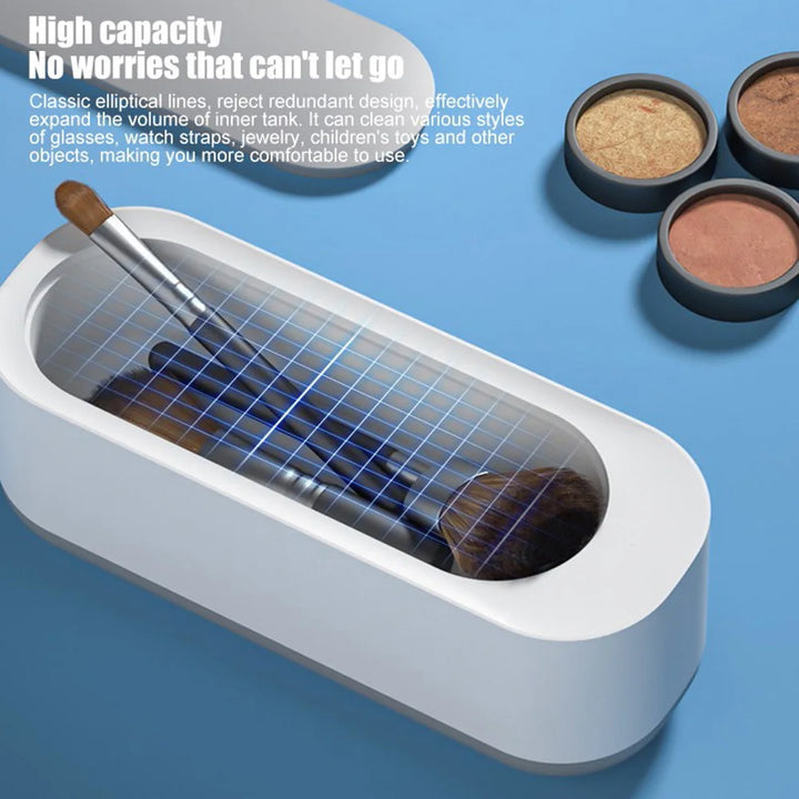 45000Hz Ultrasonic Cleaner – 360° Deep Cleaning for Jewelry, Glasses &amp; Watches | USB-C Rechargeable, Low-Noise &amp; Portable"