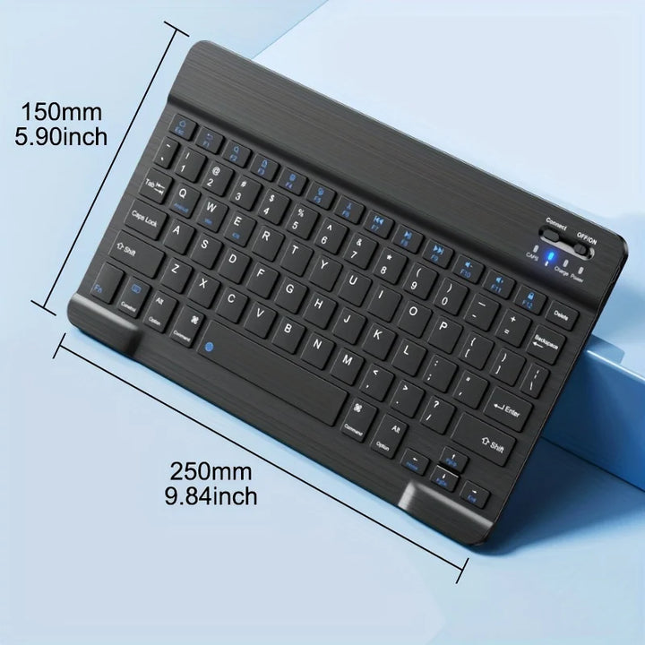 Wireless Keyboard Bluetooth-Compatible Keyboard For Android IOS Windows Mini 78-Key Gaming Keyboard