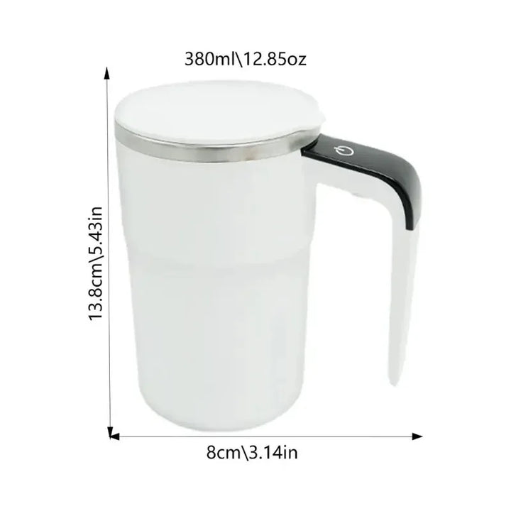 Mini Electric Coffee Self Mixing Mug Waterproof USB Rechargeable 380ML