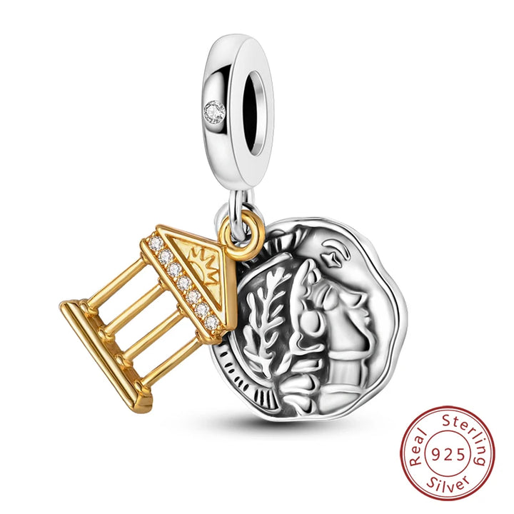 925 Sterling Silver Famous Attractions Eiffel Tower Charms