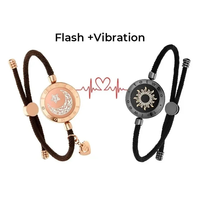 Heartbeat Connection Bracelet — Feel Closer, No Matter the Distance!