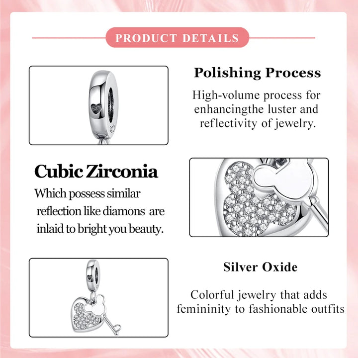 Popular Hot Sale Sterling Silver Princess Charm Gift