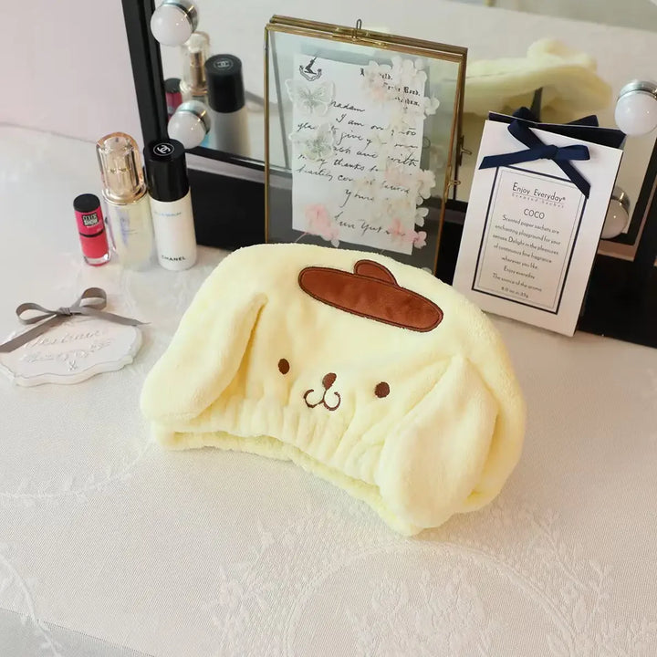 Stitch Kuromi Dry Hair Towel Shower Cap Cute Soft Wrap