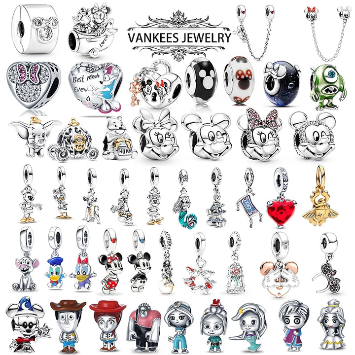 Popular Hot Sale Sterling Silver Character Series Charms