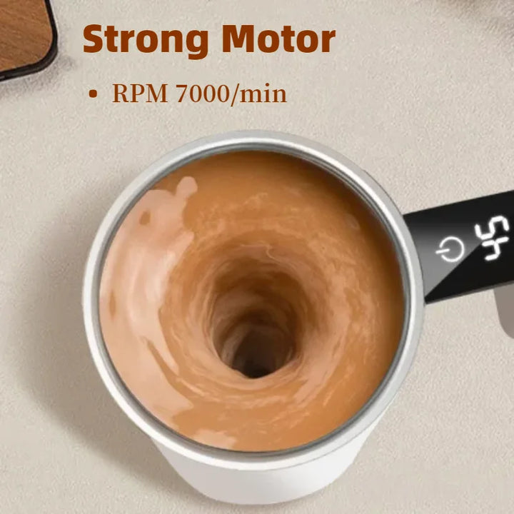 Mini Electric Coffee Self Mixing Mug Waterproof USB Rechargeable 380ML