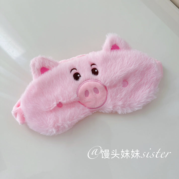 Cute Sleeping Eyepatch Stitch Dumbo Sullivan Plush Eye Mask