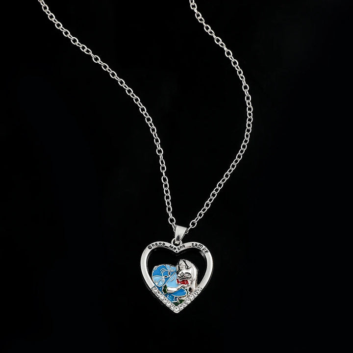 Disney-Stitch Cartoon Necklace Cute Jewelry Pendant Gift