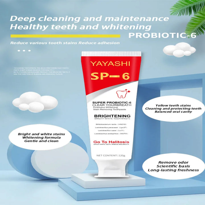 Probiotic Toothpaste SP-6 Whitening Tooth Stain Remover 120g