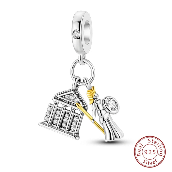 925 Sterling Silver Famous Attractions Eiffel Tower Charms