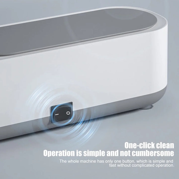 45000Hz Ultrasonic Cleaner – 360° Deep Cleaning for Jewelry, Glasses &amp; Watches | USB-C Rechargeable, Low-Noise &amp; Portable"