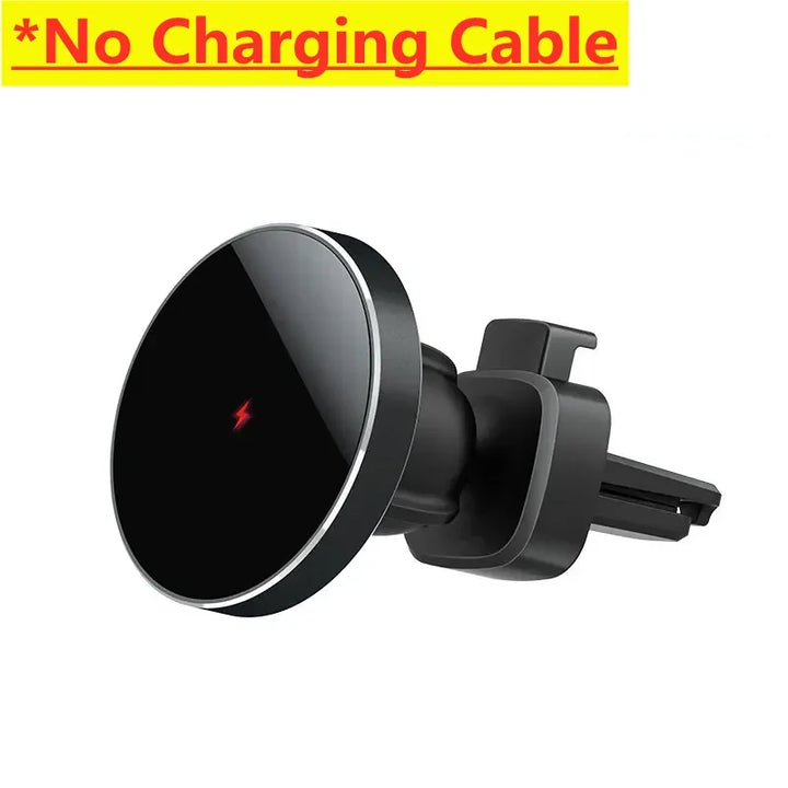 15W Magnetic Car Wireless Charger Stand for iPhone 15 14 13 12 Pro Max Samsung