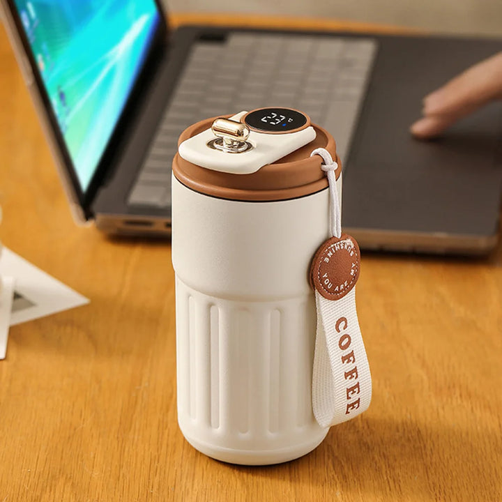 Smart Thermos Bottle LED Temperature Display Tumbler Mug