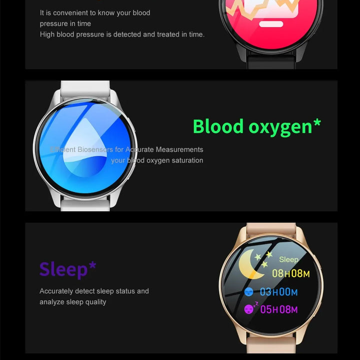 New Smart Watch Bluetooth Call Music Player Fitness Tracker